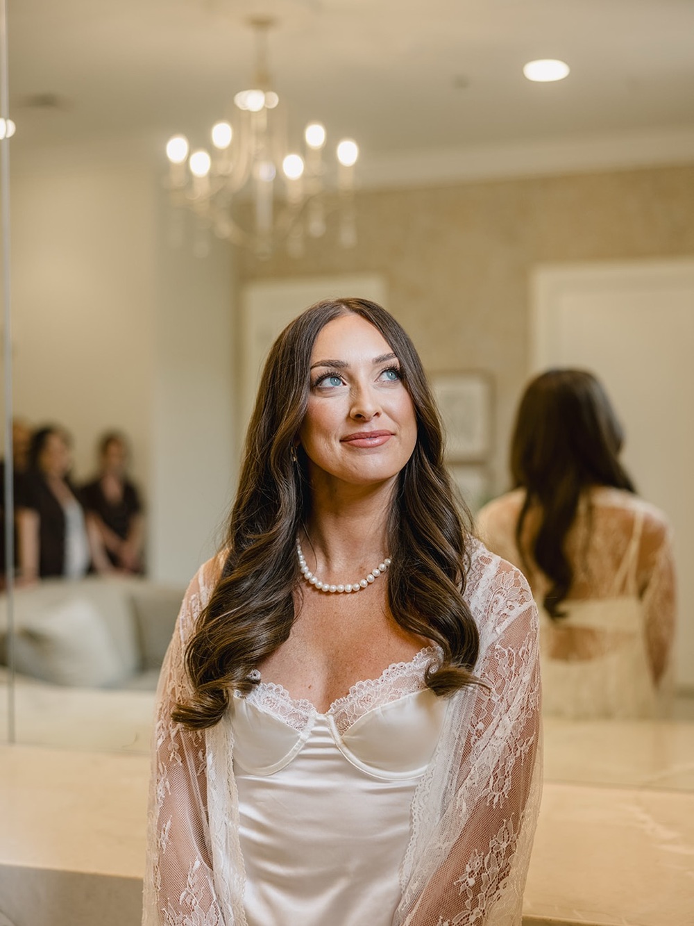 Lace Sheer Long Robe - Picture 4 of 4